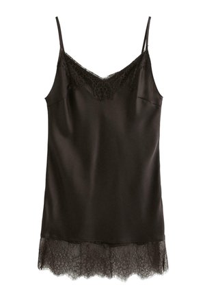 Lindex, LINDEX CAMISOLE IN SATIN LINDEX - Top - dark brown