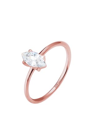 CLASSIC ENGAGEMENT - Prsten - rosegold-coloured/white