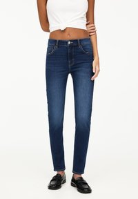 PULL&BEAR - Jean droit - dark blue denim Image miniature 1
