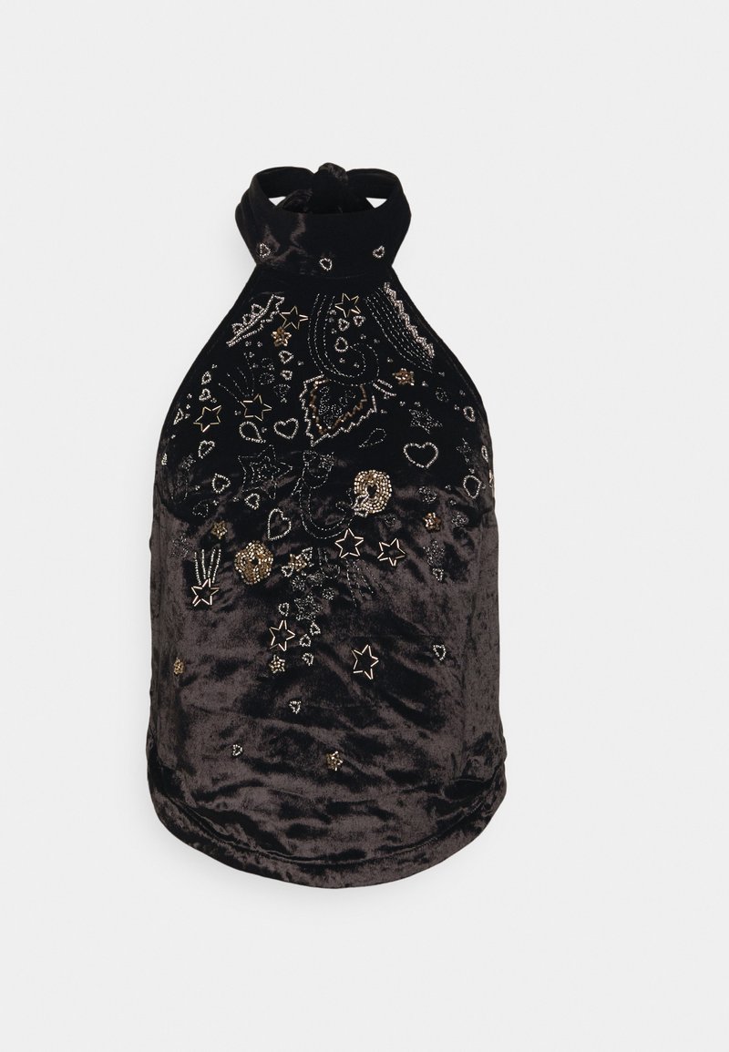 Free People Top zwart