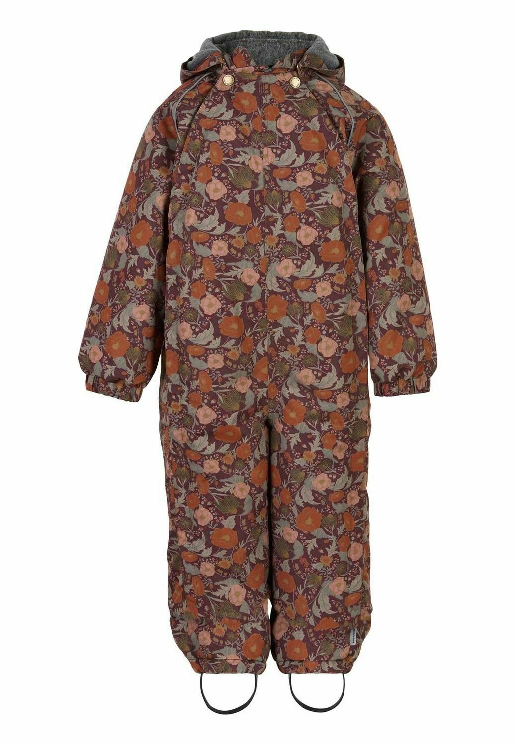 mikiko mikk-line AOP FLORAL - Žieminis kombinezonas - decadent chocolate