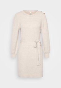 ONLGLORY LIFE BUTTON DRESS - Kotelomekko - pumice stone melange