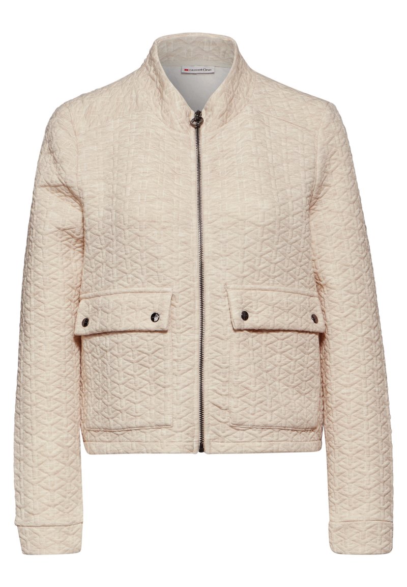 Street One KURZE STRUKTURJACKE Leichte Jacke beige/beige