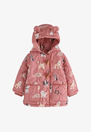 Next, CHARACTER SHOWER RESISTANT DUFFLE COAT - Vinterfrakke - dark pink dog