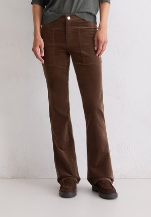 KIRUNA FLARED AUS STRETCH   - Stoffhose - shaded brown