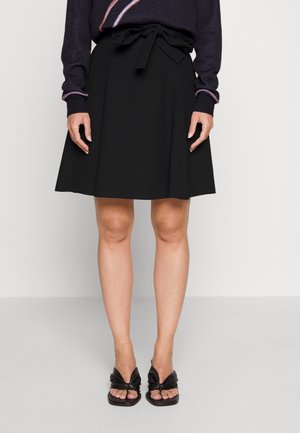 A-snit nederdel - black