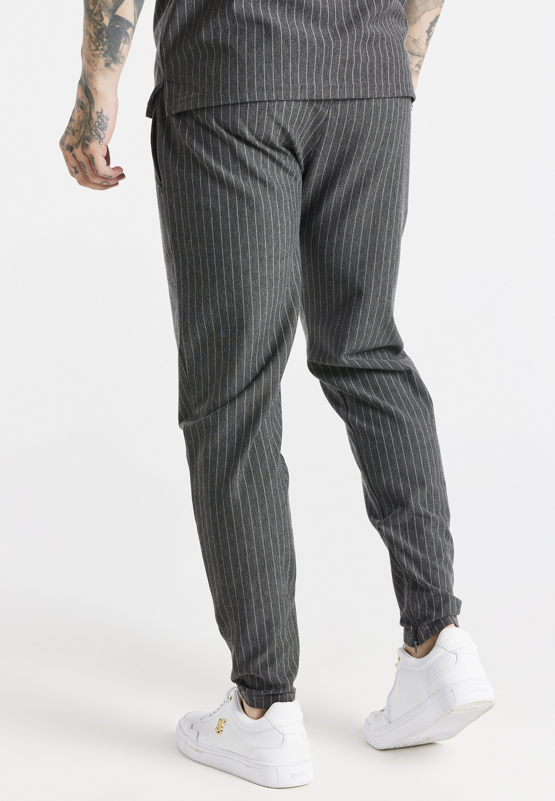 SIKSILK SMART ESSENTIALS PINSTRIPE PANT 