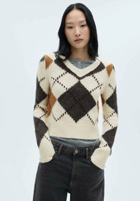 Mango Svetr - off-white