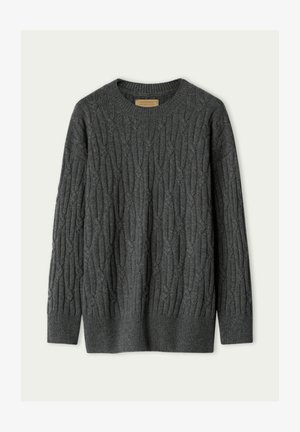 Falconeri, CABLE-KNIT ULTRASOFT - Strickpullover - grey