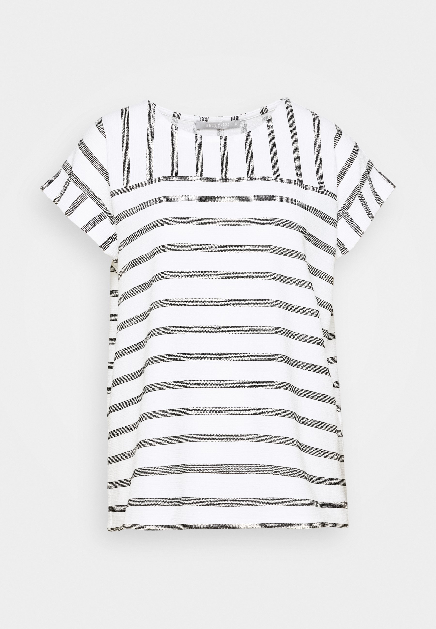 Betty & Co MASSTAB Bluser creamblack Zalando.no Betty & Co MASSTAB - T-shirts med print - cream/black