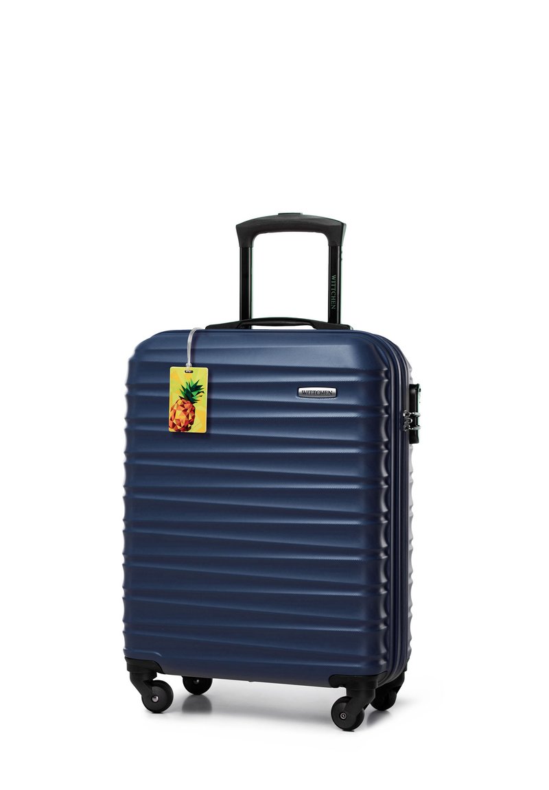 WITTCHEN SMALL SUITCASE WITH LUGGAGE TAG FROM ABS - Valise à roulettes - dark blue