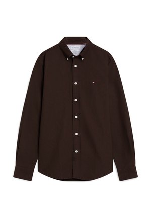 Tommy Hilfiger, SOLID HERITAGE OXFORD RF SHIRT - Chemise - dark coffee / dark coffee solid