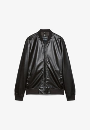 Calliope, CAPOSPALLA TINTA UNITA - Faux leather jacket - marrone scuro