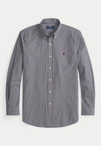 CUSTOM FIT STRIPED STRETCH POPLIN SHIRT - Srajca - newport navy/white