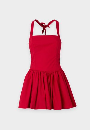 Hollister Co. Halter Mini Bubble Skort Dress - Kjole - jester red