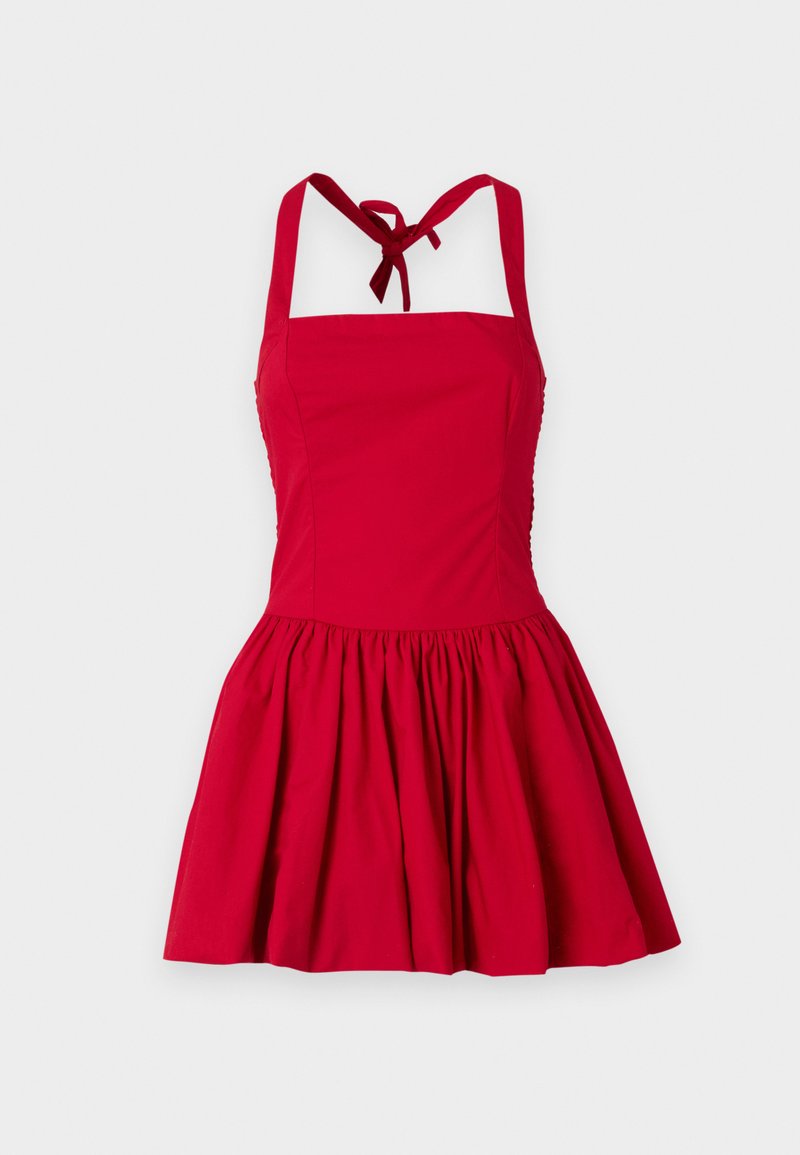 sachin and babi light blue dress Hollister Co. Halter Mini Bubble Skort Dress - Day dress - jester red/red
