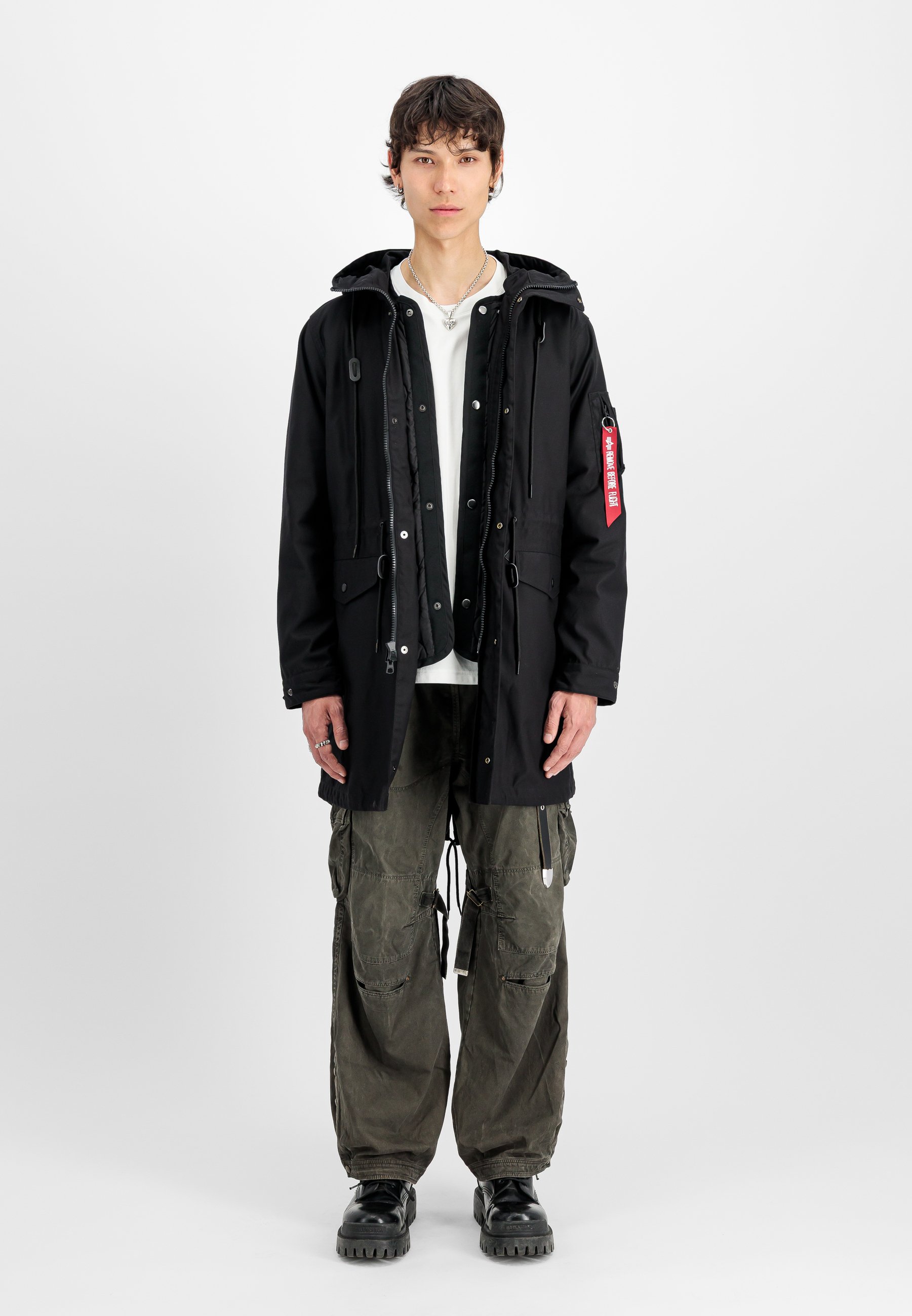 Alpha Industries NEIL BARRETT - Bomber Jacket - black - Zalando