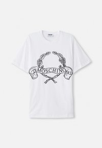 LAUREL CROWN LOGO - T-shirt imprimé - white