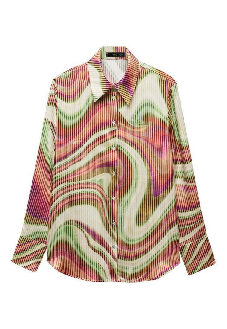 Mango Overhemdblouse crème Mango Overhemdblouse crème