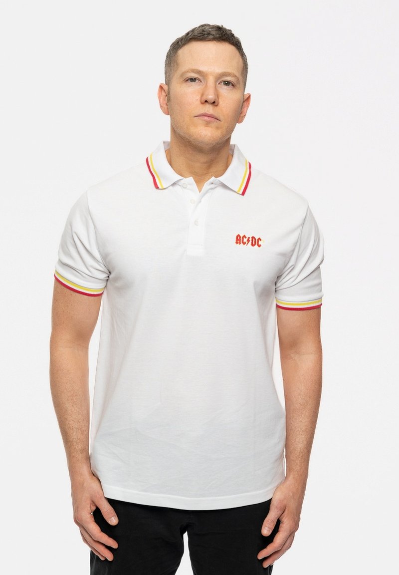 Paradiso Clothing AC/DC VOLTAGE LOGO - Polo shirt - white