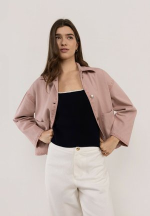 El Ganso, SOBRECAMISA OLIVIA TWILL BORDADOS - Chaqueta fina - rosa