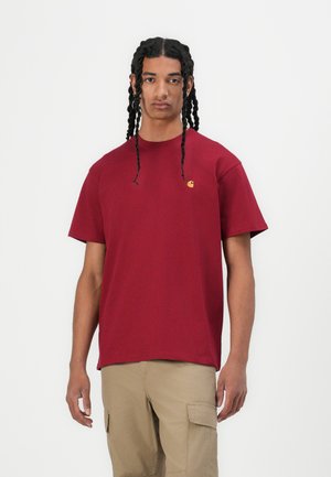 CHASE - T-shirt basic - scarlet/gold coloured