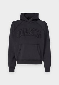 Hollister Co. BOXY CROP TECH LOGO - Mikina - phantom