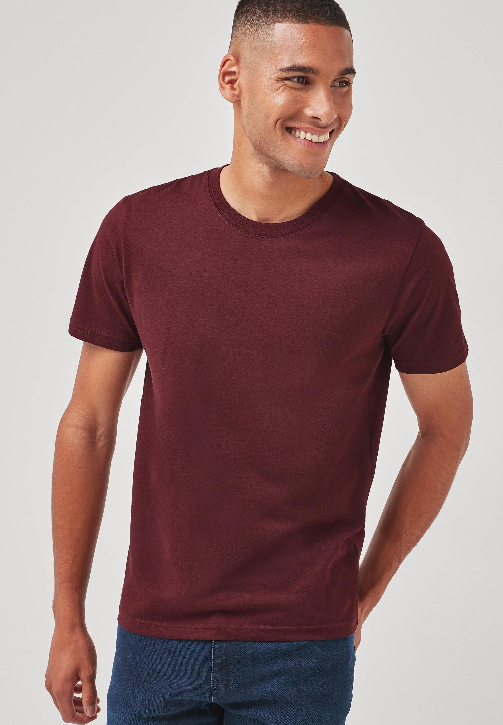Next CREW NECK - T-shirt - bas - red 