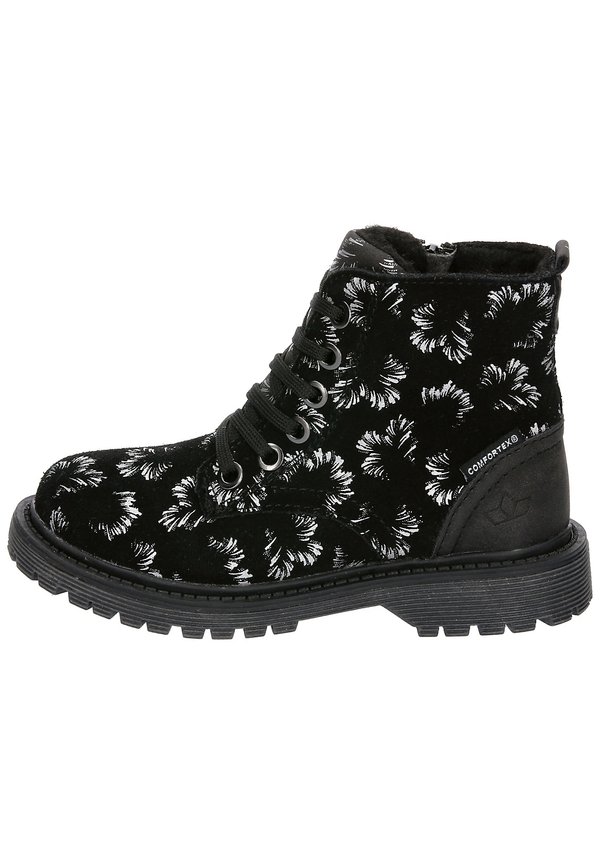 WINTER MALATI - Snowboot/Winterstiefel - schwarz silber