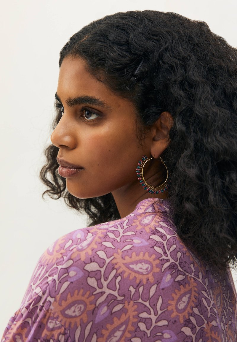 PULL&BEAR FLORAL Earrings blue Zalando.de