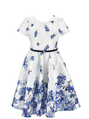 Vestito casual - panna/blu