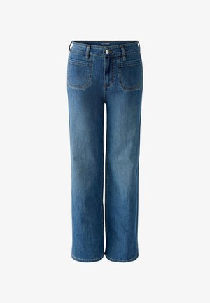 Oui, JEANS - Straight leg jeans - bright blue denim