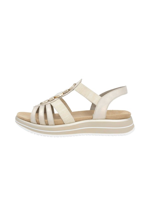 Riemensandalette - metallic