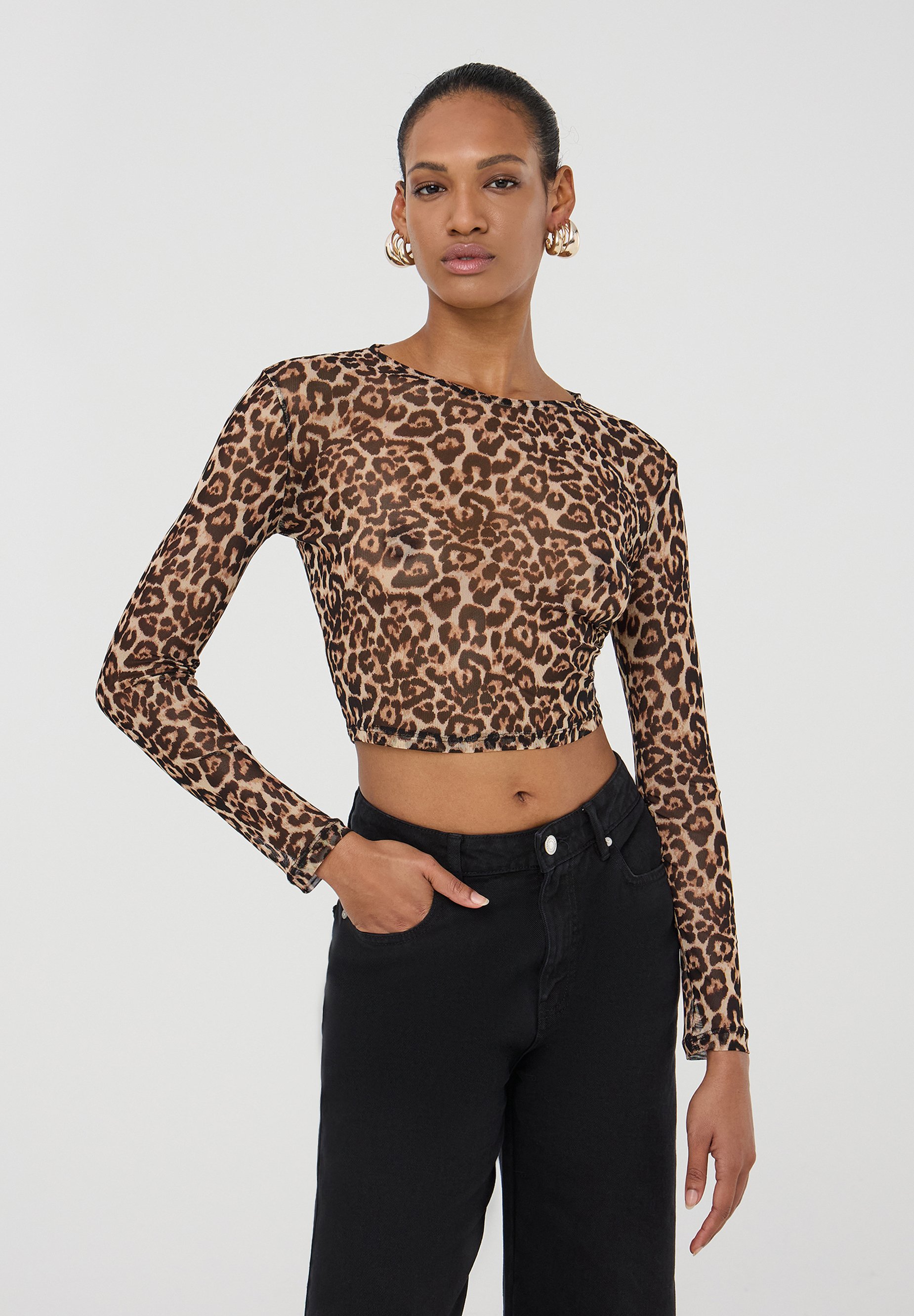 Camicia Stampa Animalier Tartan con Fiocco - Lola Casademunt