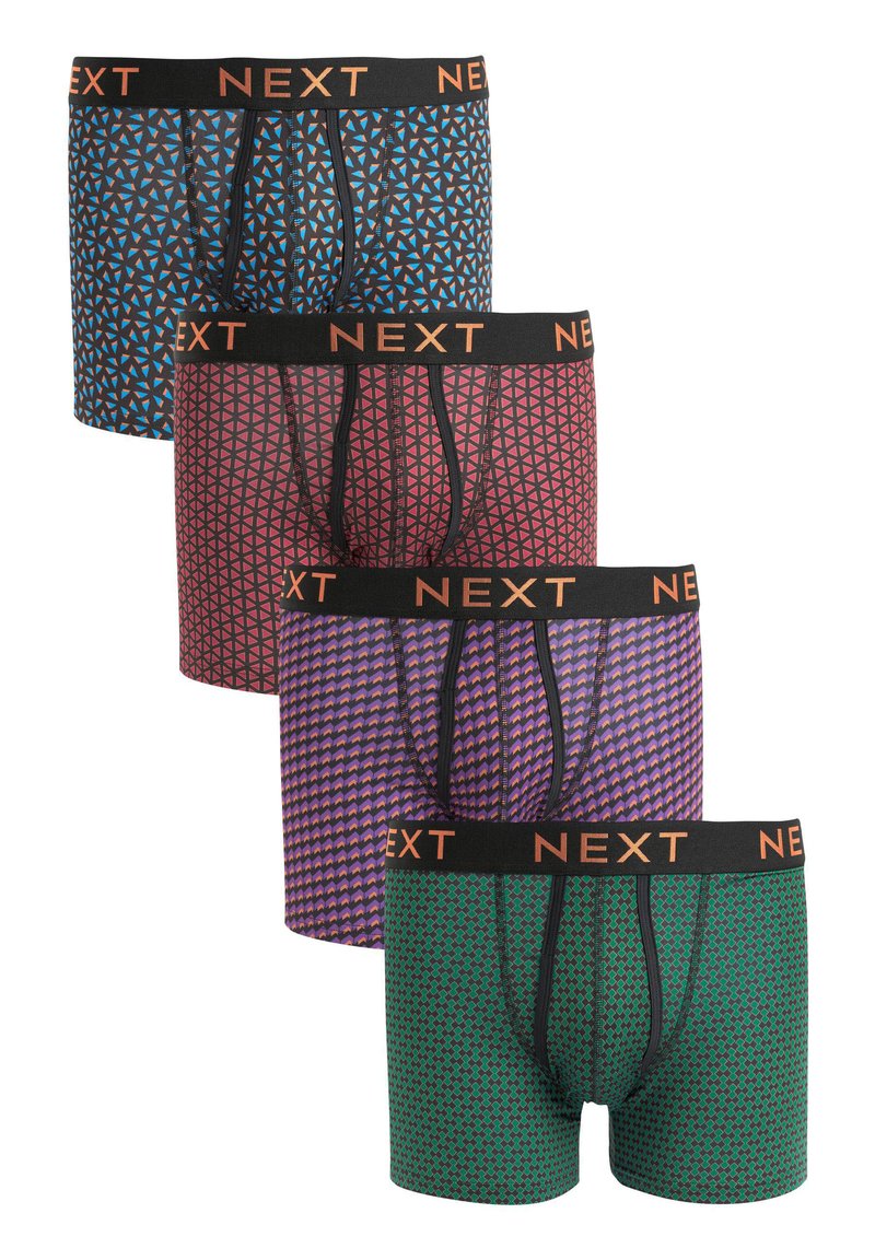 Next MOTION FLEX WEIGHT A-FRONTS 4 PACK - Boxerkalsong - black bronze pattern
