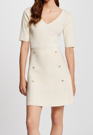 Gebreide jurk - beige