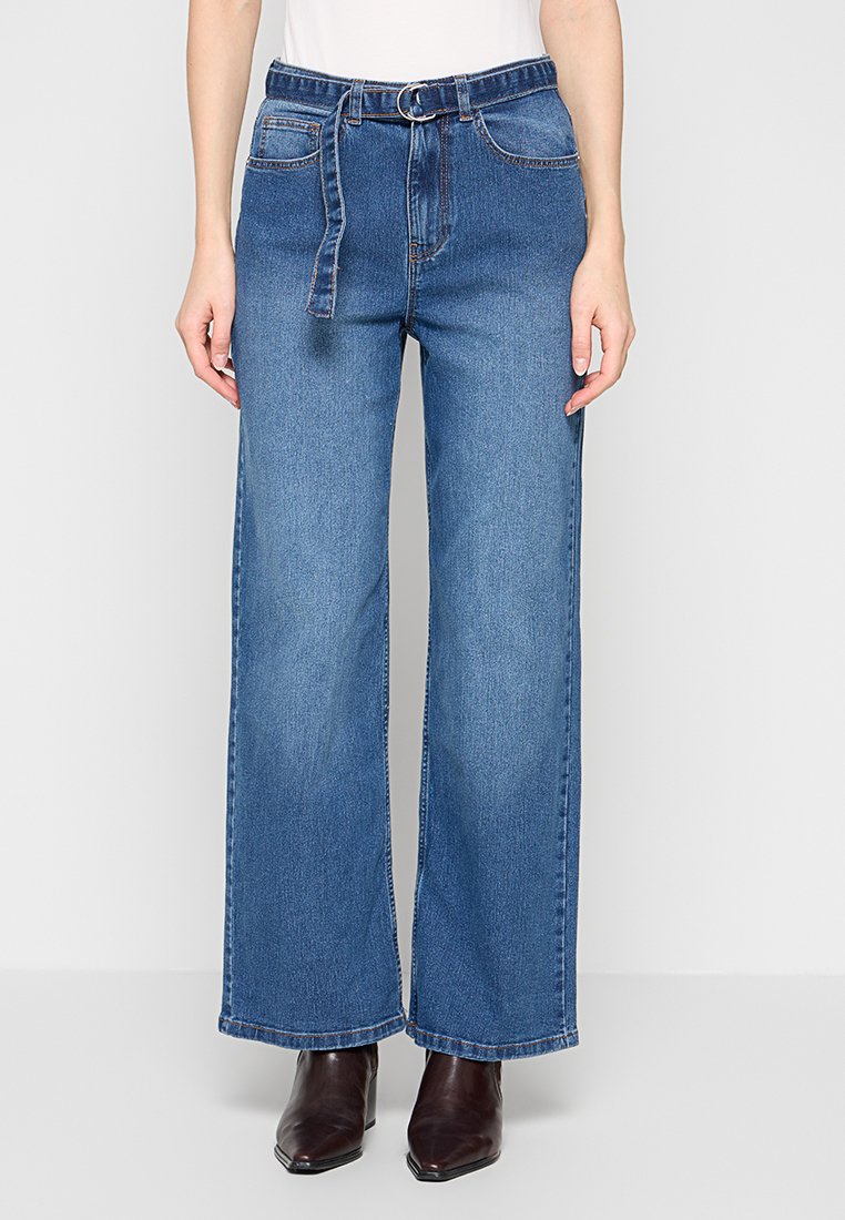 Vero Moda Relaxed fit jeans donkerblauw