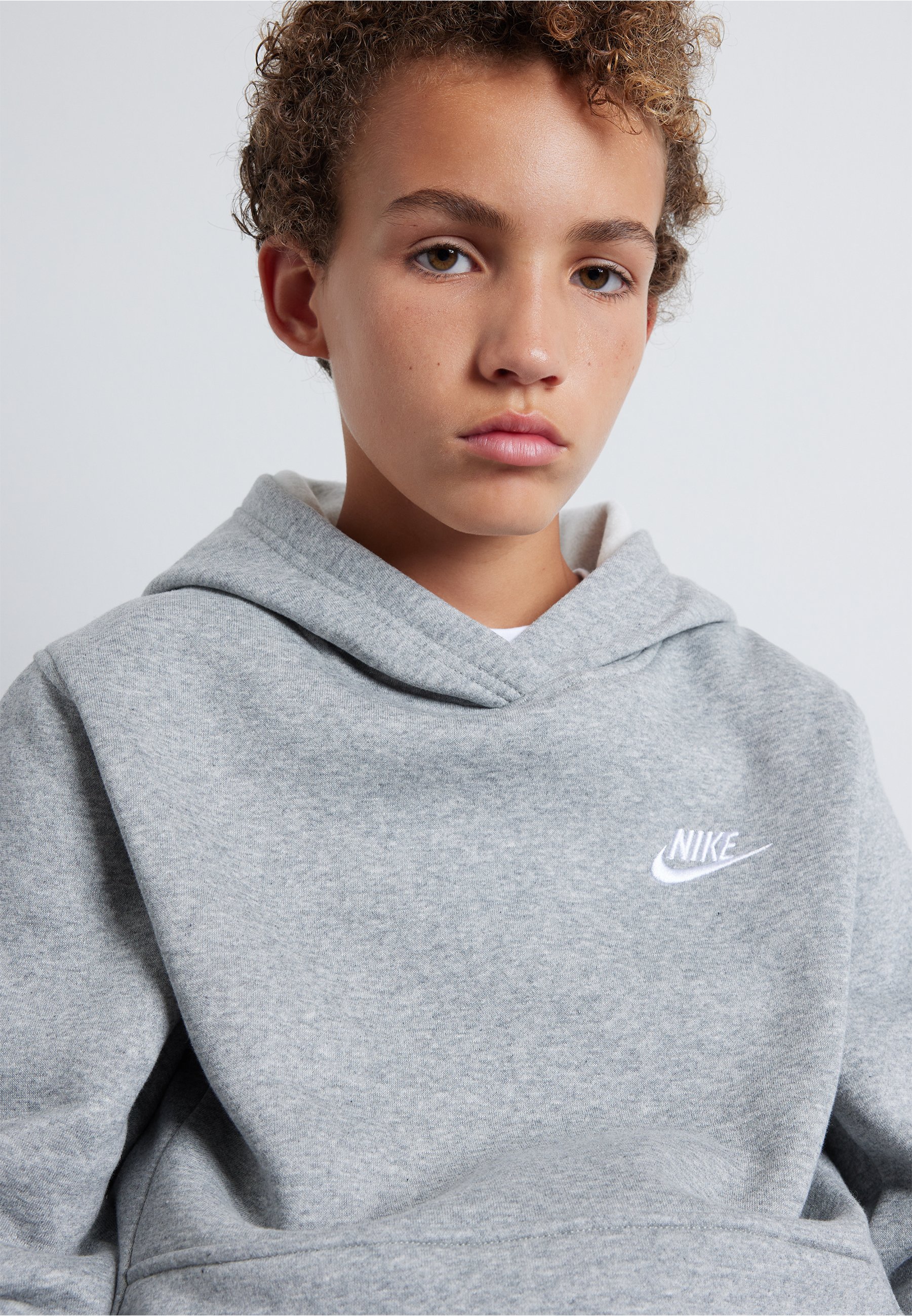 Nike Sportswear CLUB UNISEX Sweatshirt dark grey heather/white - Main Image