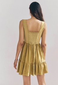 Next EMBROIDERY CORSET WAIST - Trikoomekko - ochre yellow