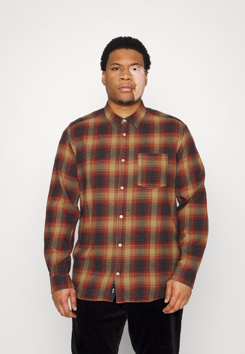 Only & Sons ONSLUCA LIFE TWILL CHECK - Camisa - kangaroo