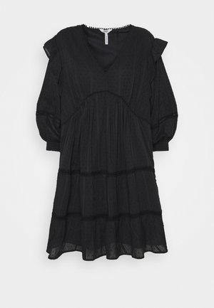 OBJROWAN SHORT DRESS - Day dress - black