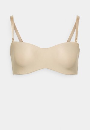 CONVERTIBLE STRAPLESS WITH FOAM BRA - Liemenėlė su lankeliais - beige