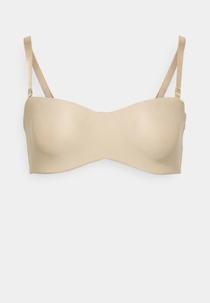 CONVERTIBLE STRAPLESS WITH FOAM BRA - Underwired bra - beige