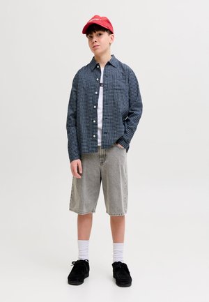 Jack & Jones Junior IALEX ORIGINAL - Lühikesed teksad - grey denim