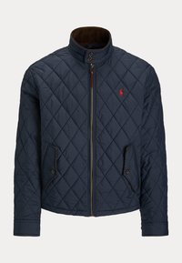 WATER REPELLENT QUILTED JACKET - Light jacket - college navy