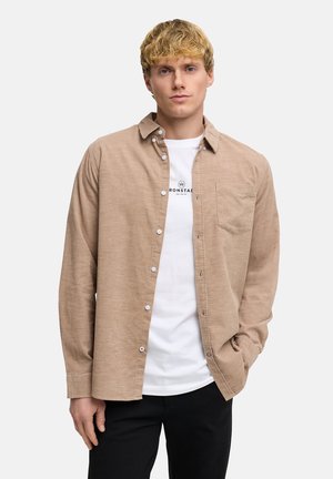 Kronstadt, JOHAN CORDUROY SHIRT - Shirt - sand mix
