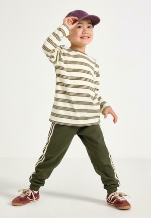 Lindex, LINDEX JOGGERS WITH BRUSHED INSIDE LINDEX - Verryttelyhousut - dark khaki green