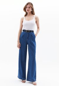OXXO WEIT SCHWINGENDER BEINFORM - Široké džíny - rodeo blue denim