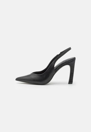 LEATHER - Høye hæler - black