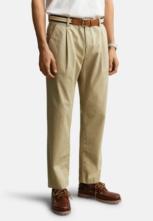 REGULAR FIT TWILL  - Broek - beige